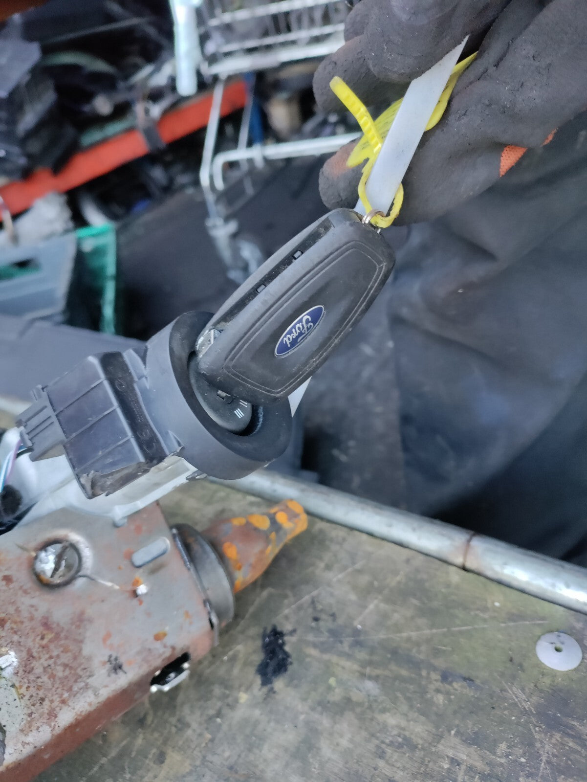 2021 FORD TRANSIT MK8 STEERING COLUMN KK213C529DB