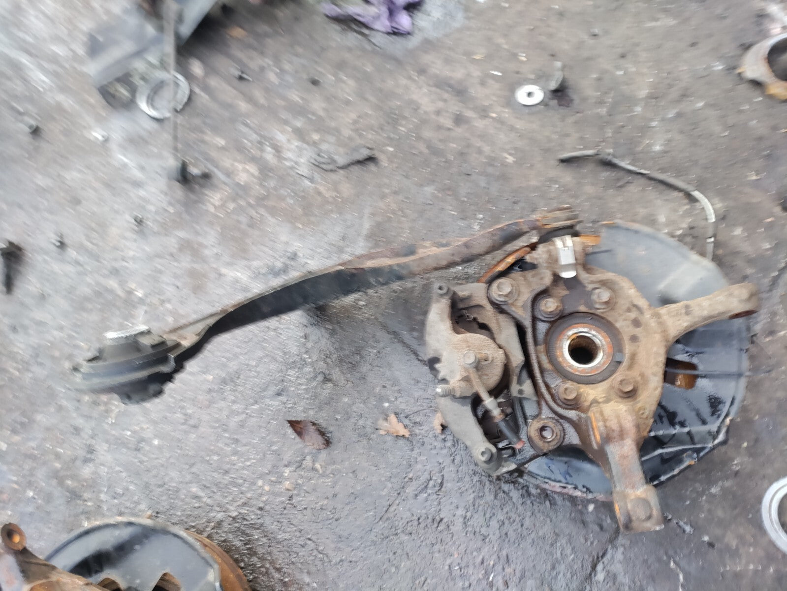 2020 MAZDA CX 3 MK1 2.0 PETROL OSF DRIVER SIDE FRONT HUB, CALIPER & WISHBONE