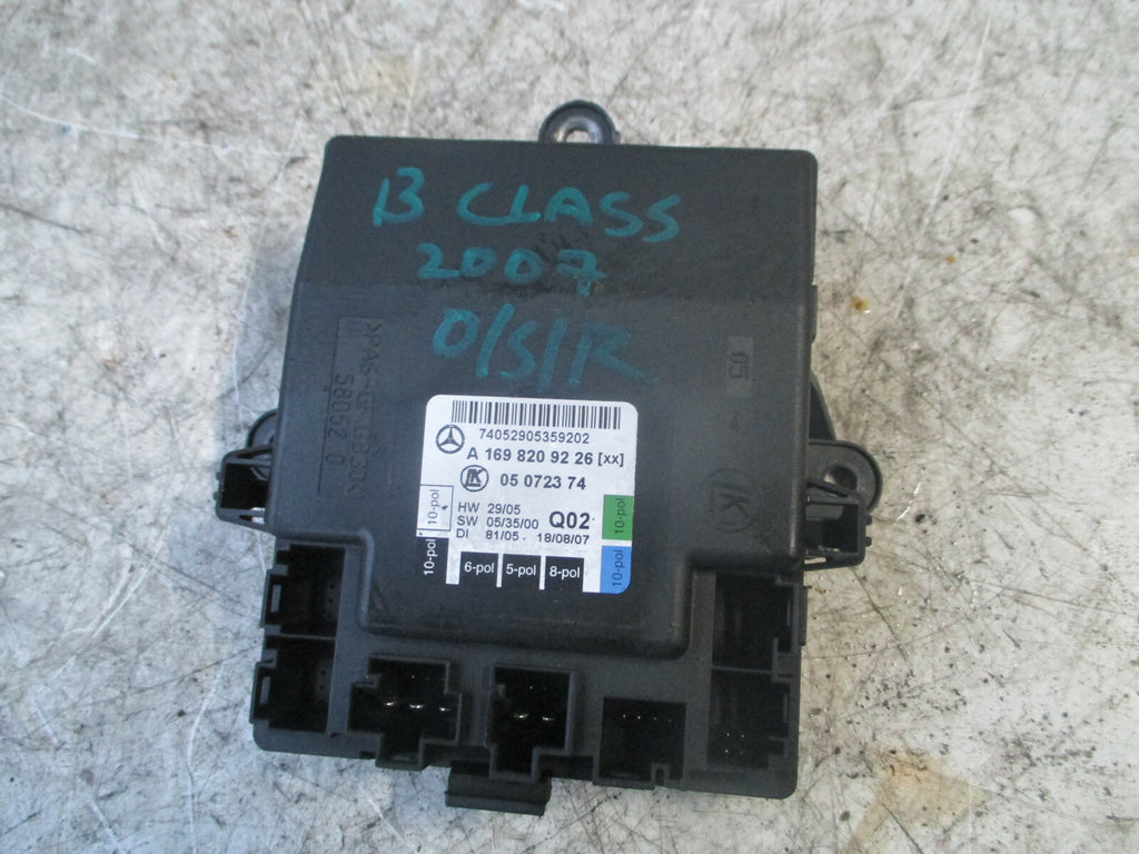 MERCEDES B CLASS W245 2007 OSR DRIVER REAR DOOR CONTROL MODULE A1698209226