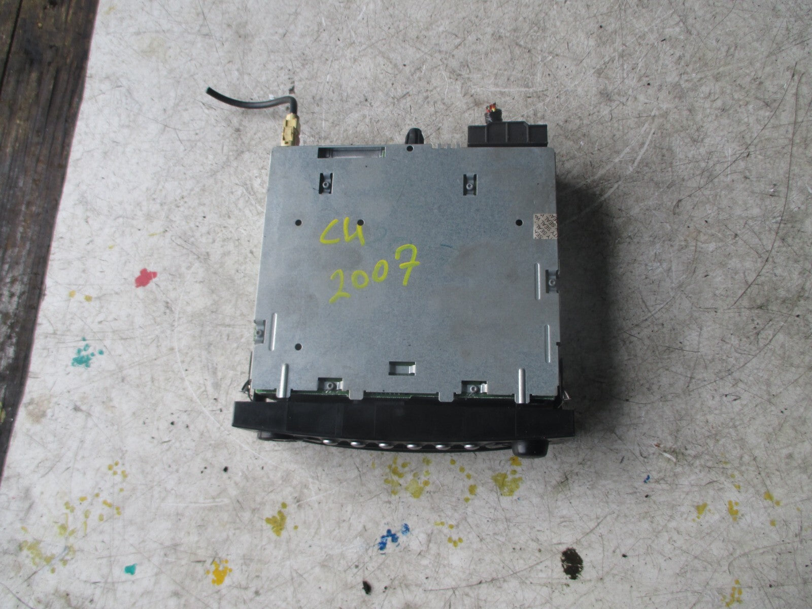 CITROEN C4 2007 RADIO CD MP3 PLAYER HEAD UNIT  9662925877