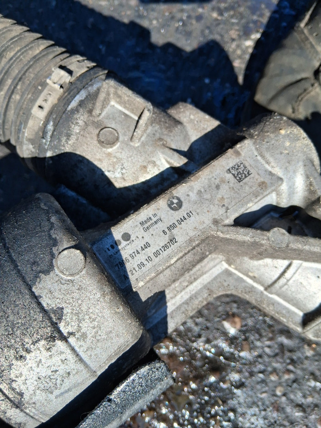 2010 BMW 5 SERIES F10 POWER STEERING RACK