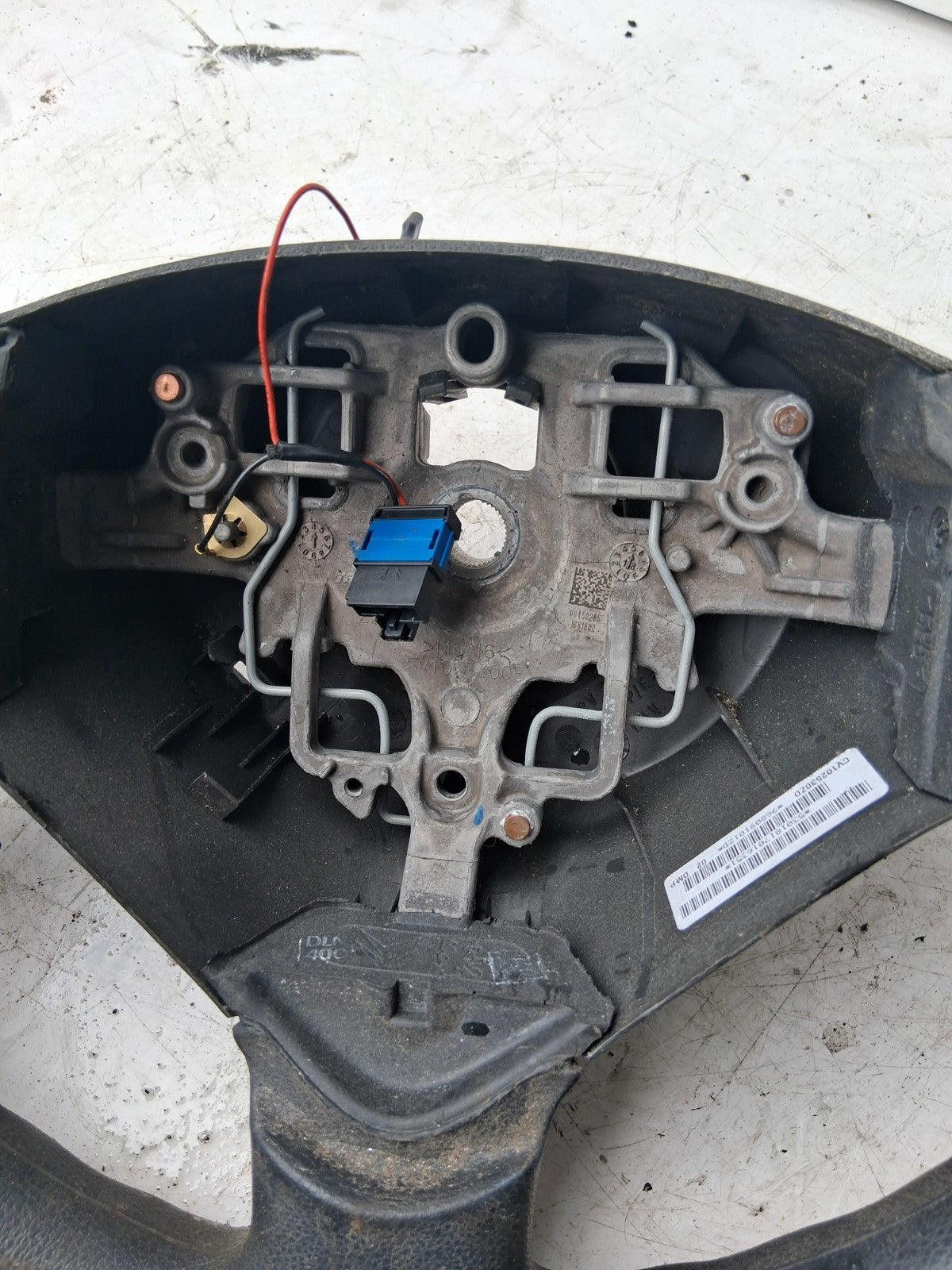 2018 CITROEN BERLINGO MK2 STEERING WHEEL 96809101ZD