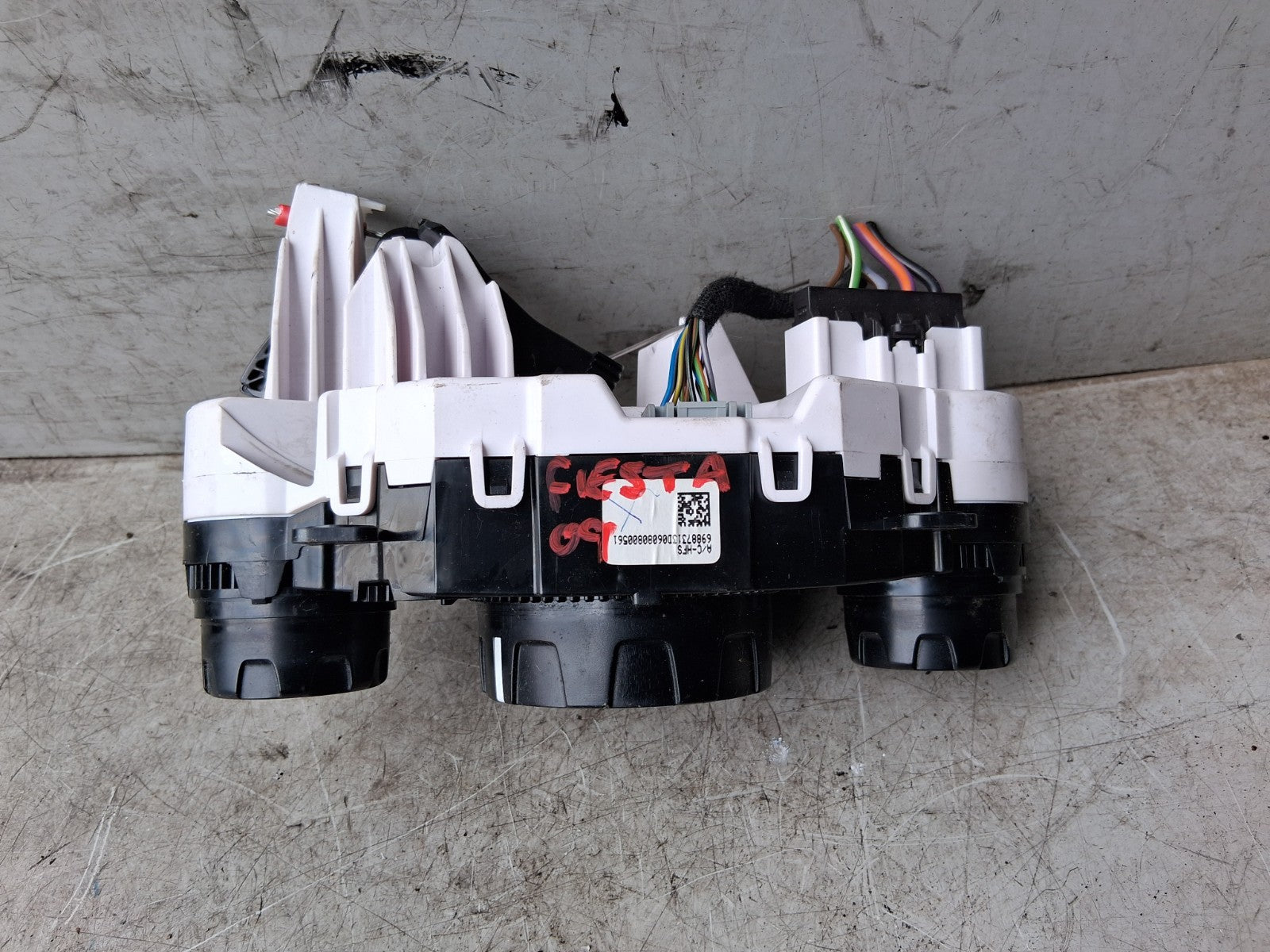2009 FORD FIESTA MK7 AC HEATER CLIMATE CONTROL SWITCH PANEL 8A6119980BE