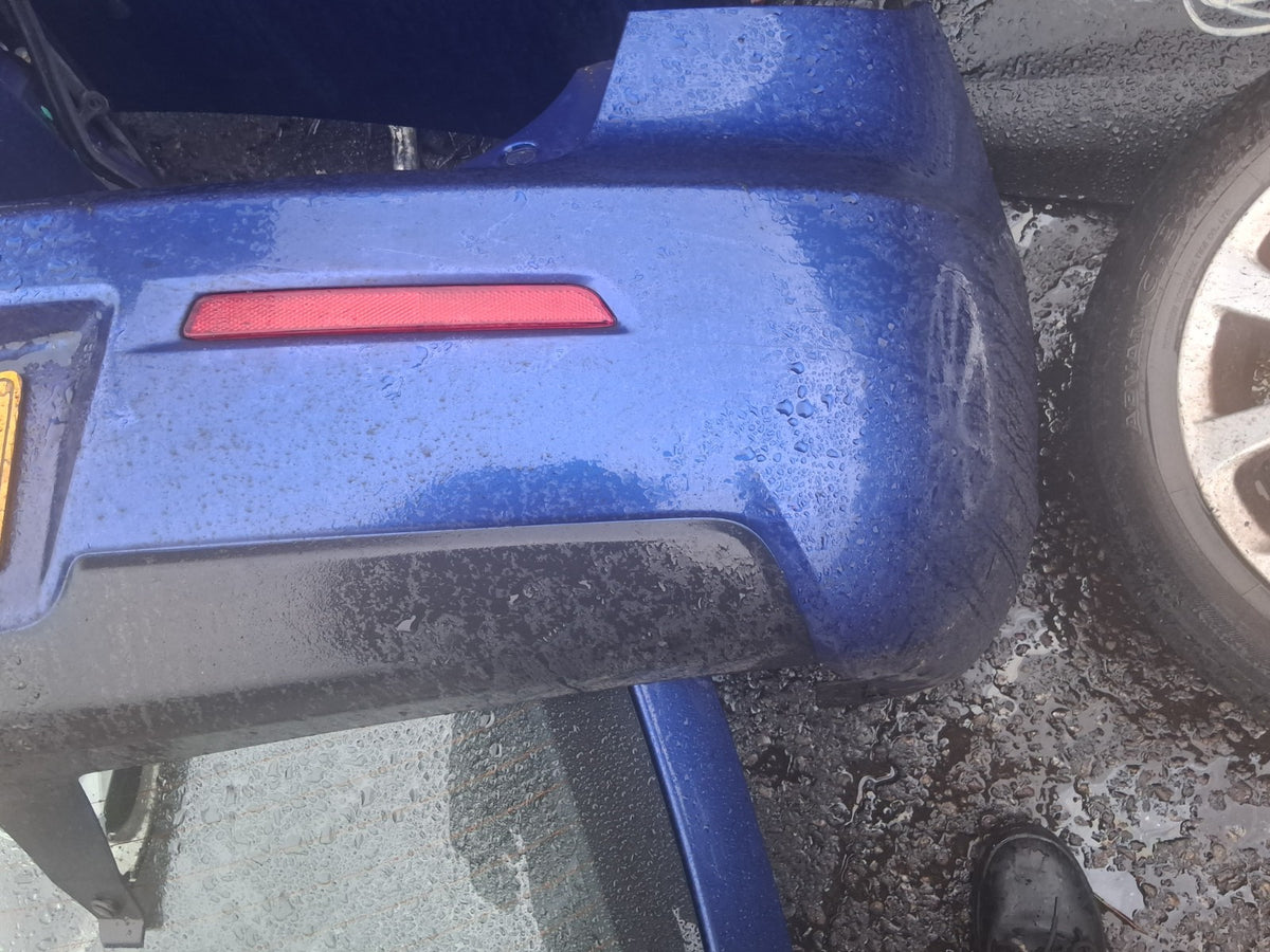 2008 MAZDA 3 BL TAKARA COMPLETE REAR BUMPER BLUE