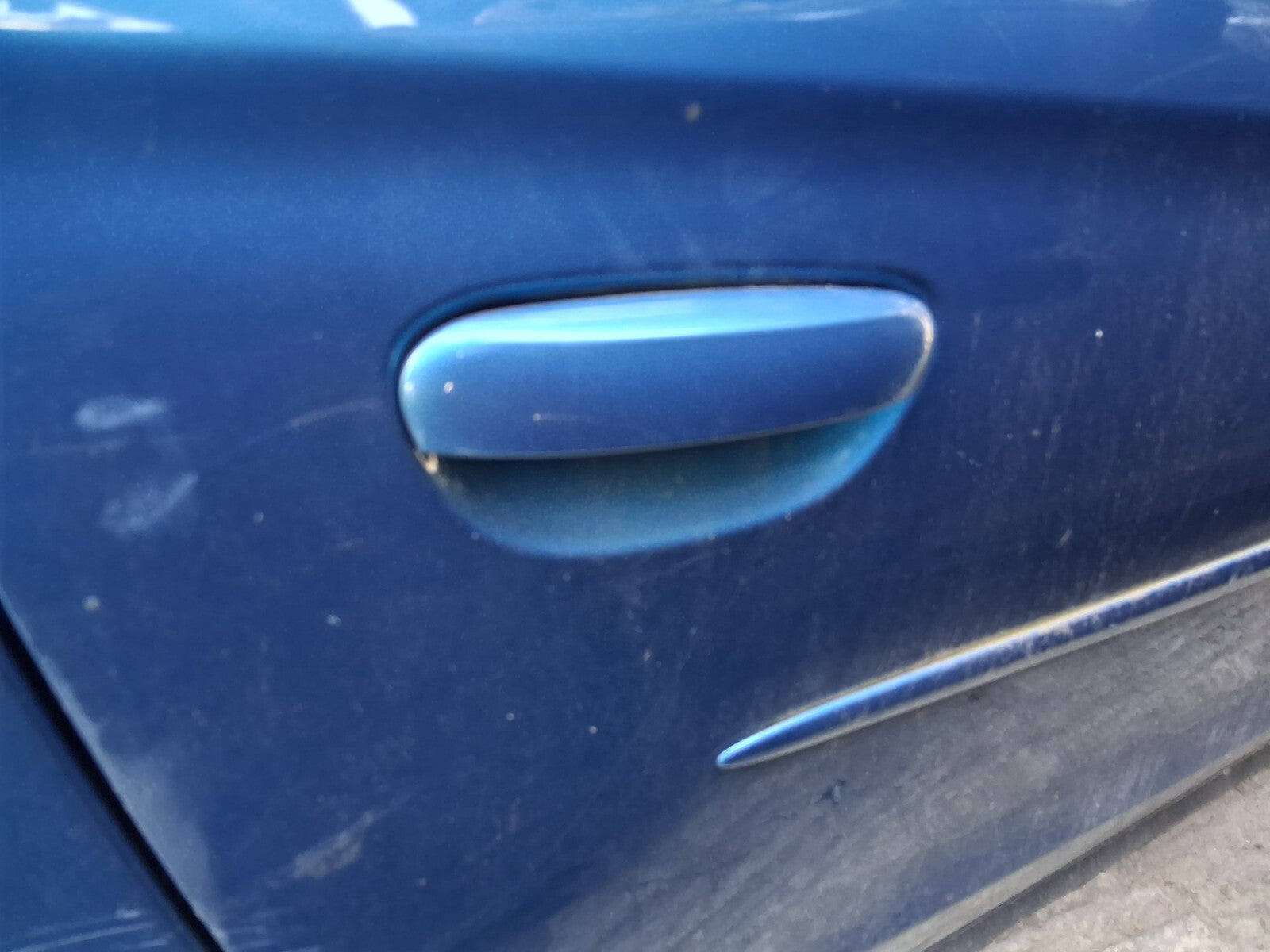 2016 MITSUBISHI MIRAGE MK6 PRE FACELIFT OSR DRIVER SIDE EXTERIOR DOOR HANDLE