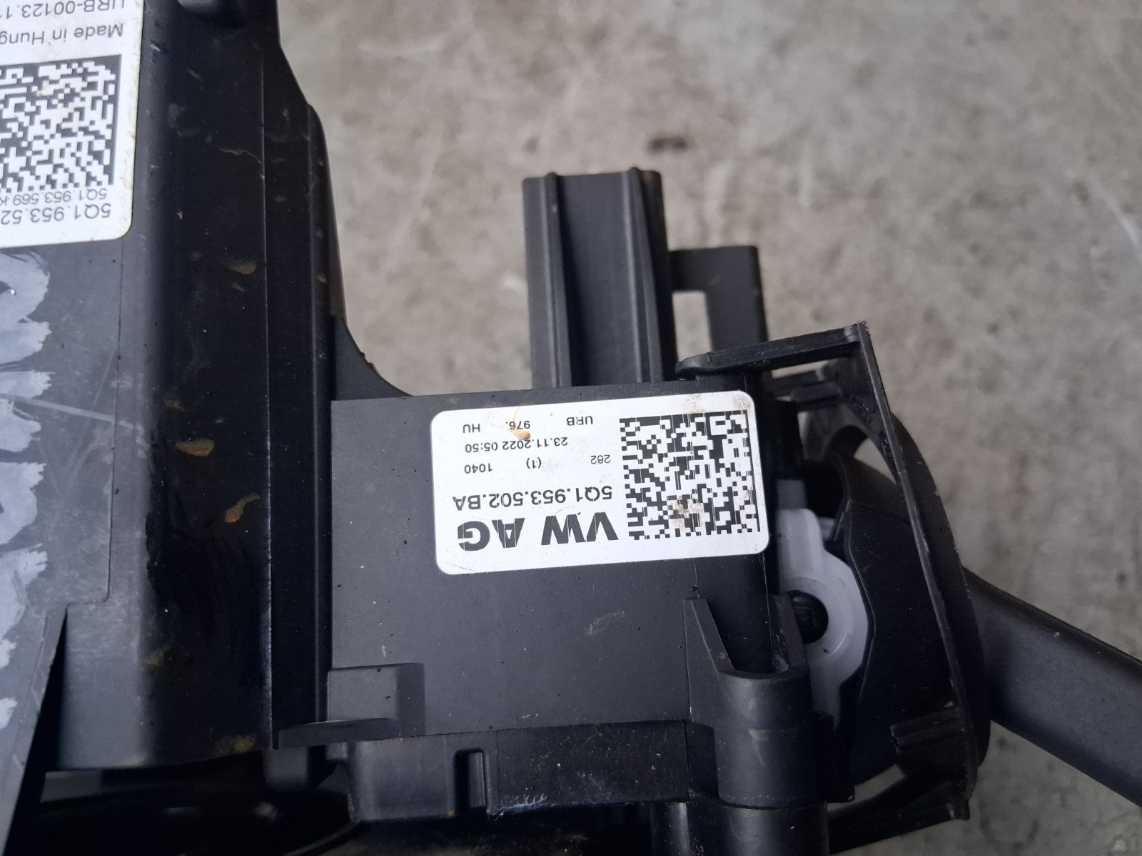 2023 VOLKSWAGEN TIGUAN MK2 INDICATOR WIPER COMBINATION SWITCH STALK SQUIB RING
