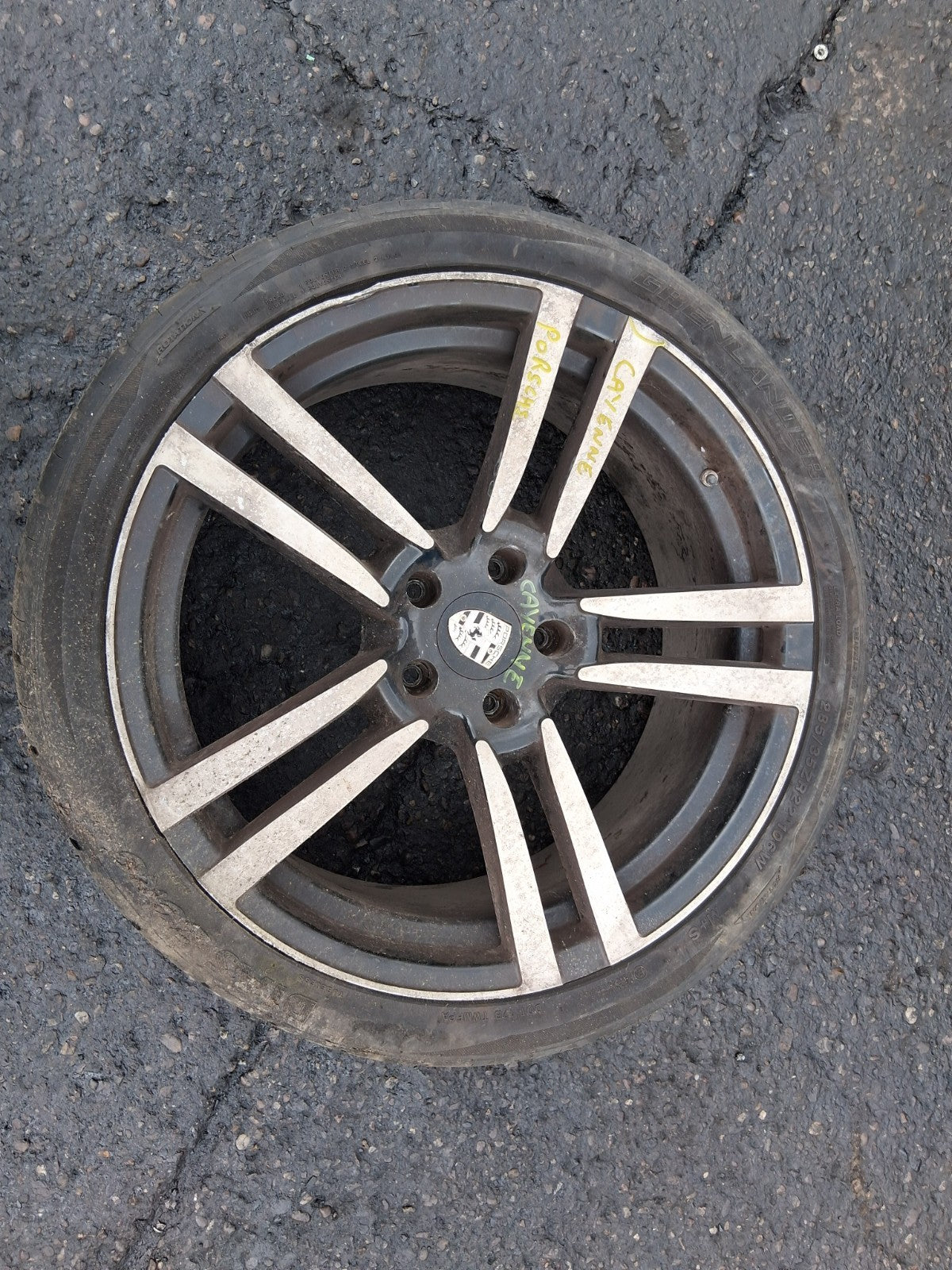 2005 PORSCHE CAYENNE MK1 22 INCH ALLOY WHEEL WITH TYRE 285/35ZR22