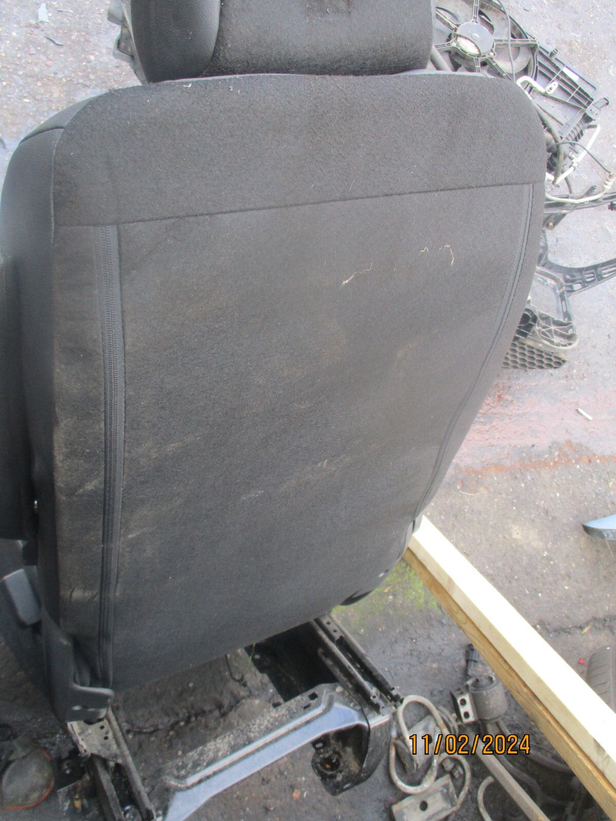 VAUXHALL VIVARO MK3 2021 OSF DRIVER SIDE FRONT COMPLETE SEAT HALF LEATHER