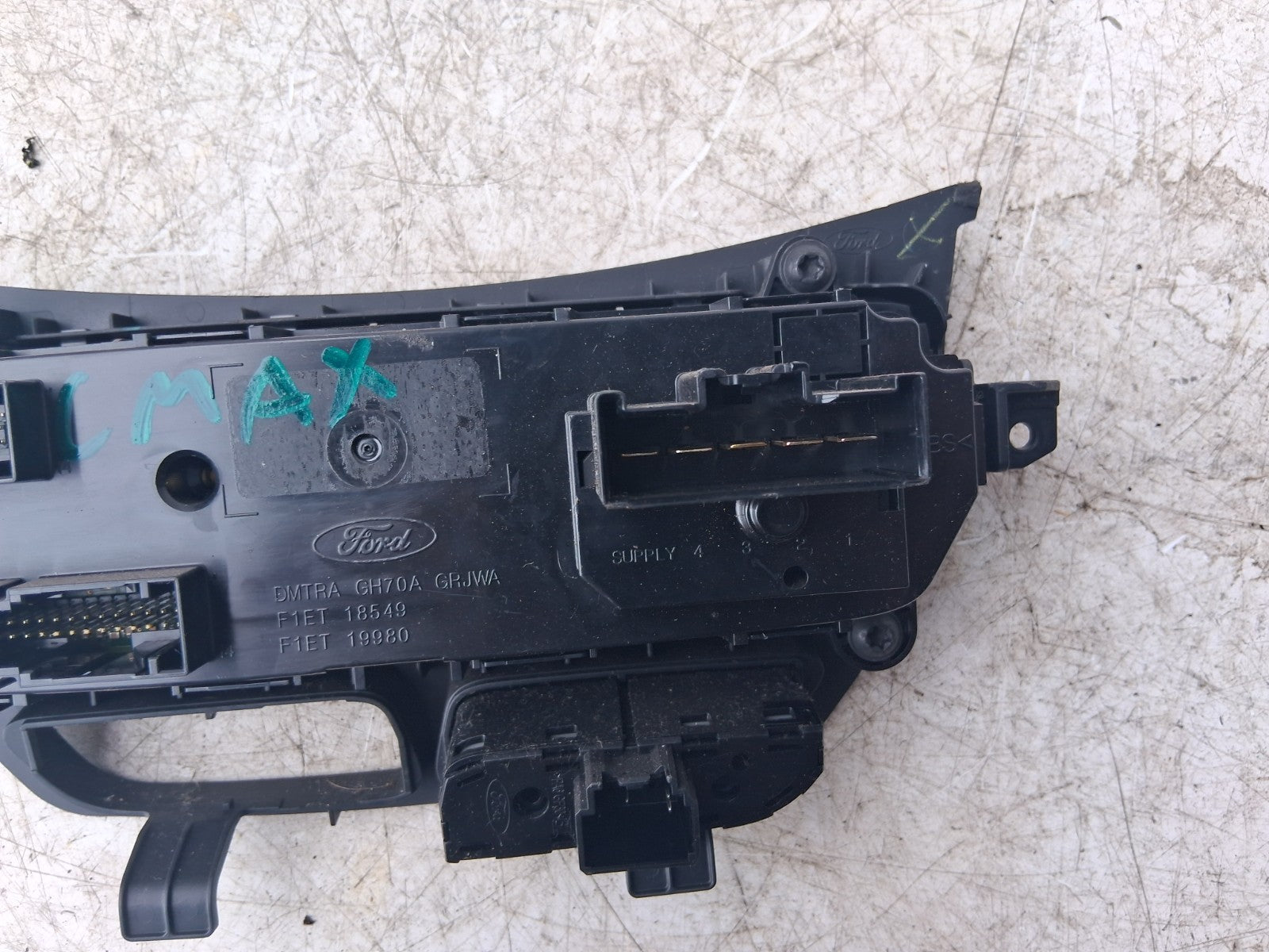 2016 FORD C MAX MK2 HEATER AC CLIMATE CONTROL SWITCH PANEL
