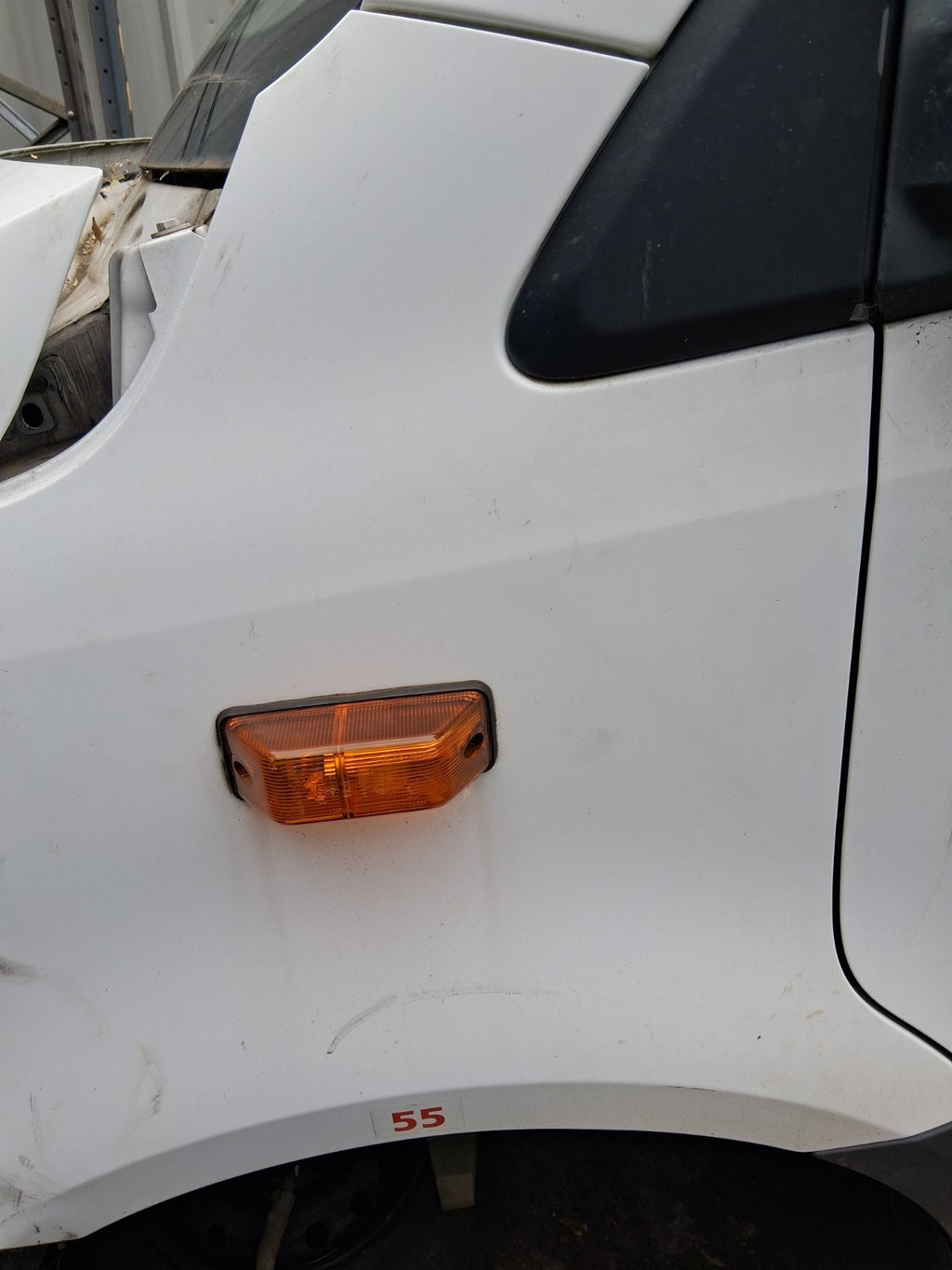2018 MERCEDES BENZ SPRINTER W907 NSF PASSENGER SIDE FRONT LEFT WING PANEL WHITE