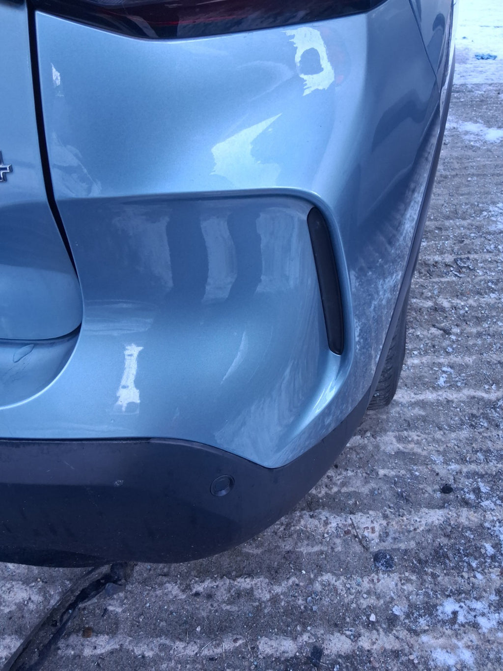 2023 CITROEN C4 MK3 REAR COMPLETE BUMPER WITH PDC SENSORS OLBIA BLUE EQN