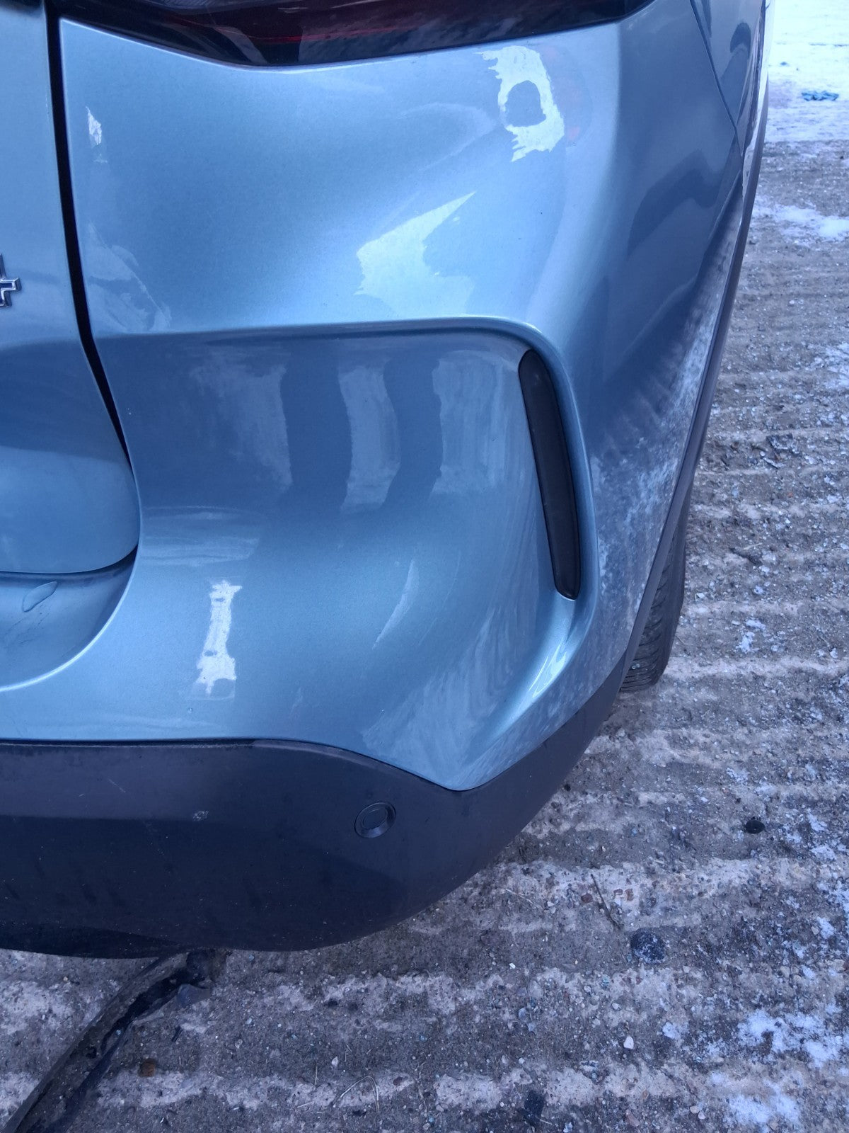 2023 CITROEN C4 MK3 REAR COMPLETE BUMPER WITH PDC SENSORS OLBIA BLUE EQN