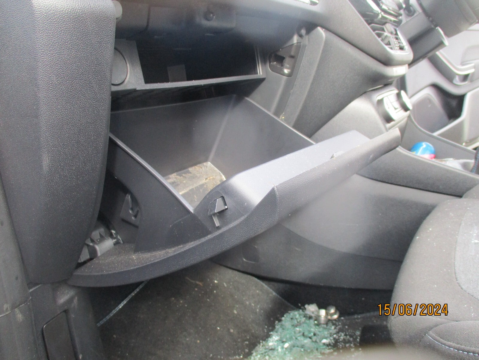 FORD FIESTA MK8 2023 NS PASSENGER SIDE STORAGE COMPARTMENT GLOVEBOX