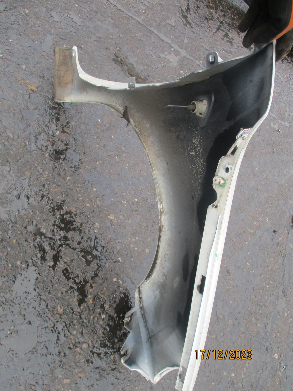 2010 RENAULT KANGOO MK2 NS PASSENGER SIDE FRONT WING PANEL WHITE