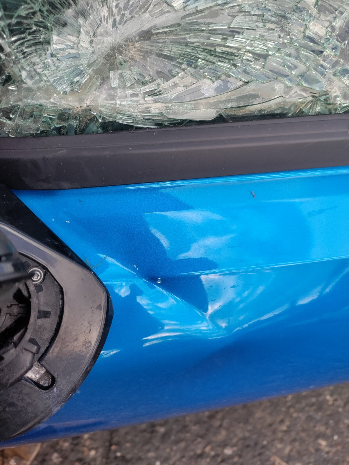 2024 VAUXHALL ASTRA L ESTATE NSF PASSENGER FRONT BARE DOOR DAMAGE BLUE ESM