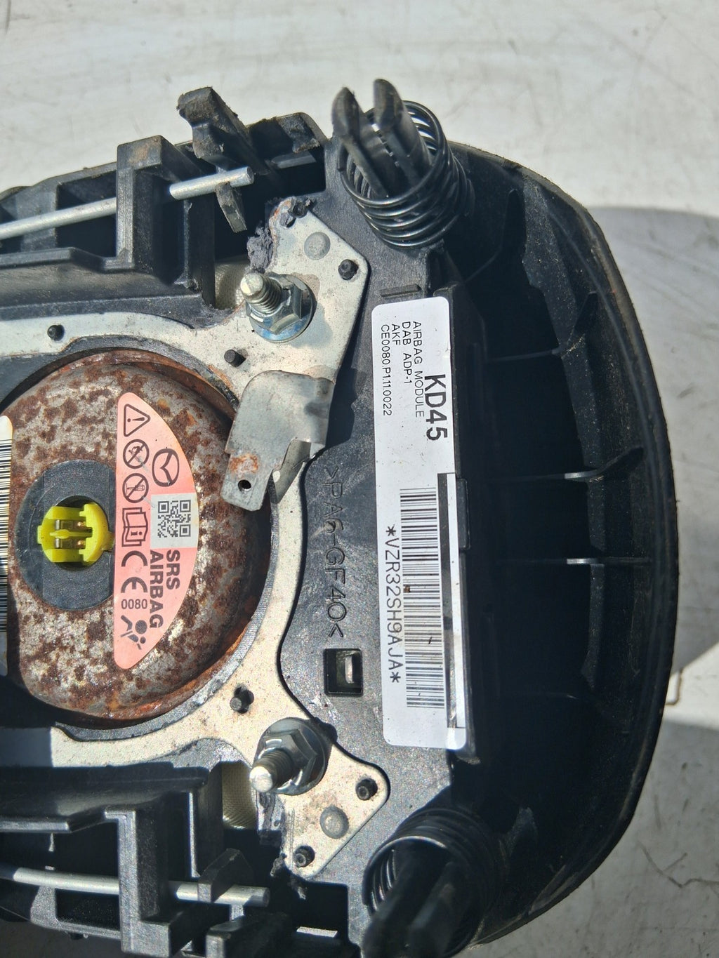 2013 MAZDA CX5 STEERING WHEEL AIRBAG UNIT CE0080P1110022