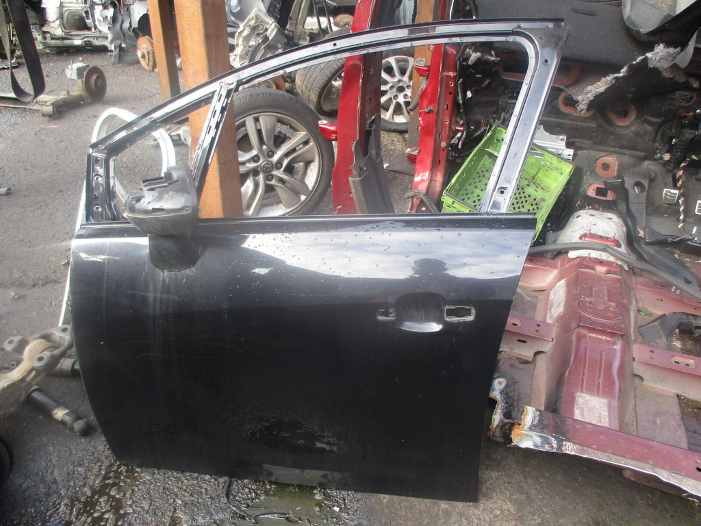VAUXHALL MERIVA B 2010 NS PASSENGER SIDE FRONT DOOR SHELL BLACK