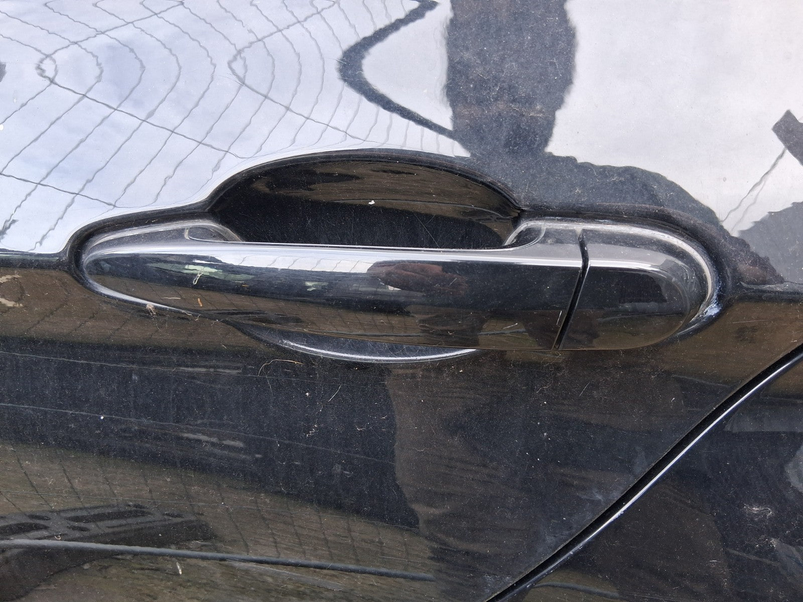 2015 BMW 3 SERIES F30 ESTATE NSR PASSENGER SIDE REAR LEFT EXTERIOR DOOR HANDLE