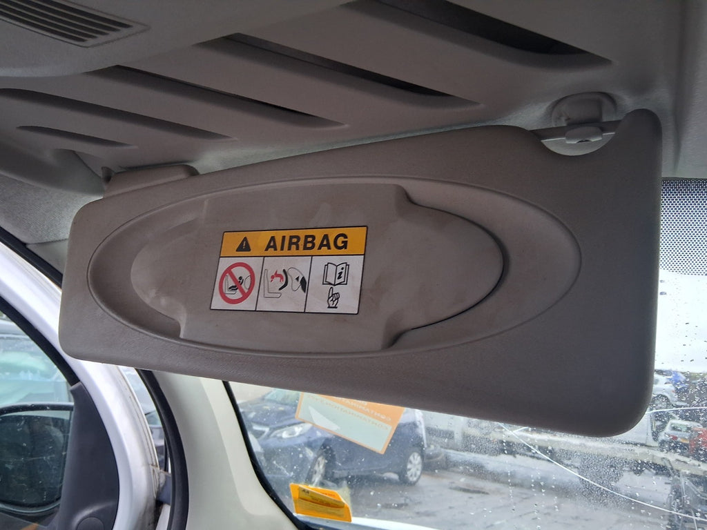 2016 MERCEDES CITAN W415 NSF PASSENGERR SIDE FRONT LEFT SUN VISOR SHADE