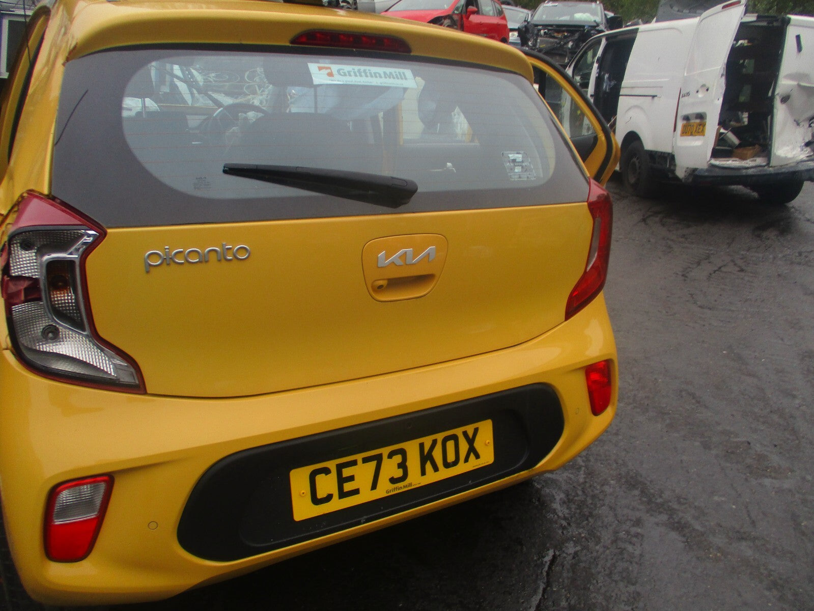 2023 KIA PICANTO MK3 JA NSF PASSENGER SIDE FRONT WINDOW GLASS
