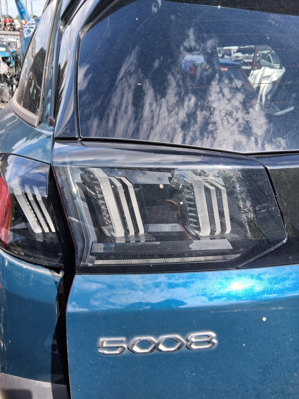 2023 PEUGEOT 5008 MK2 NSR PASSENGER SIDE REAR LEFT INNER LED TAIL LIGHT LAMP