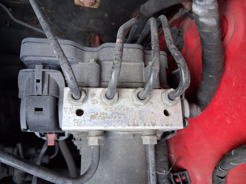 2017 VW VOLKSWAGEN POLO MK5 1.0 PETROL ABS PUMP CONTROL MODULATOR 6C0614517N