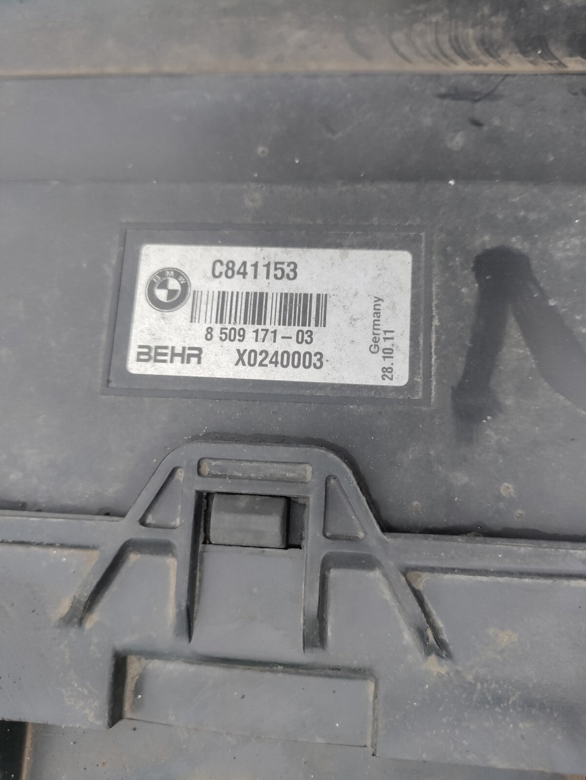 2012 BMW 5 SERIES F10 2.0 DIESEL AUTOMATIC RADIATOR RAD-PACK 850917103