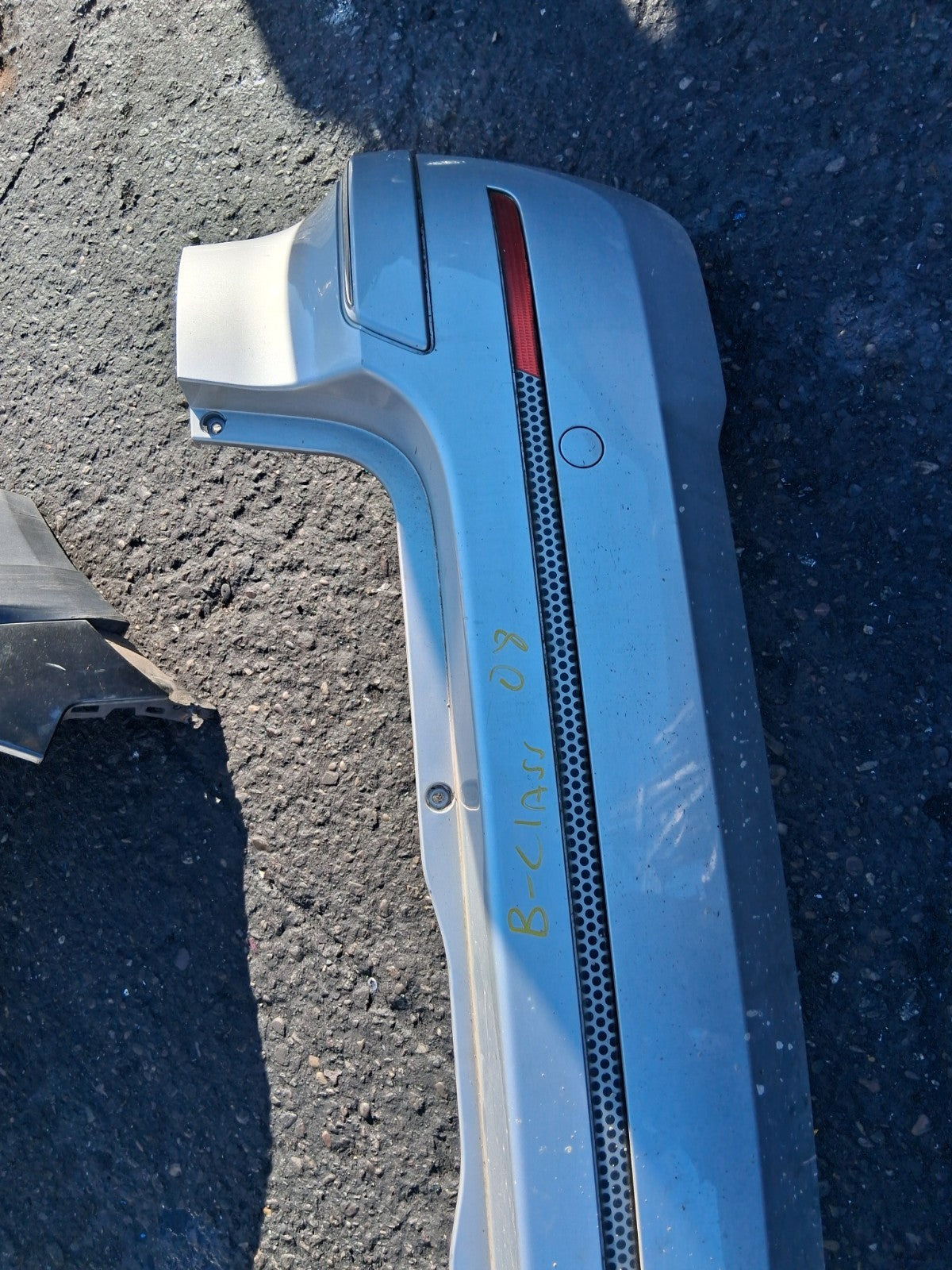 2008 FORD FIESTA MK6 COMPLETE REAR BUMPER WITH PDC SENSORS SILVER