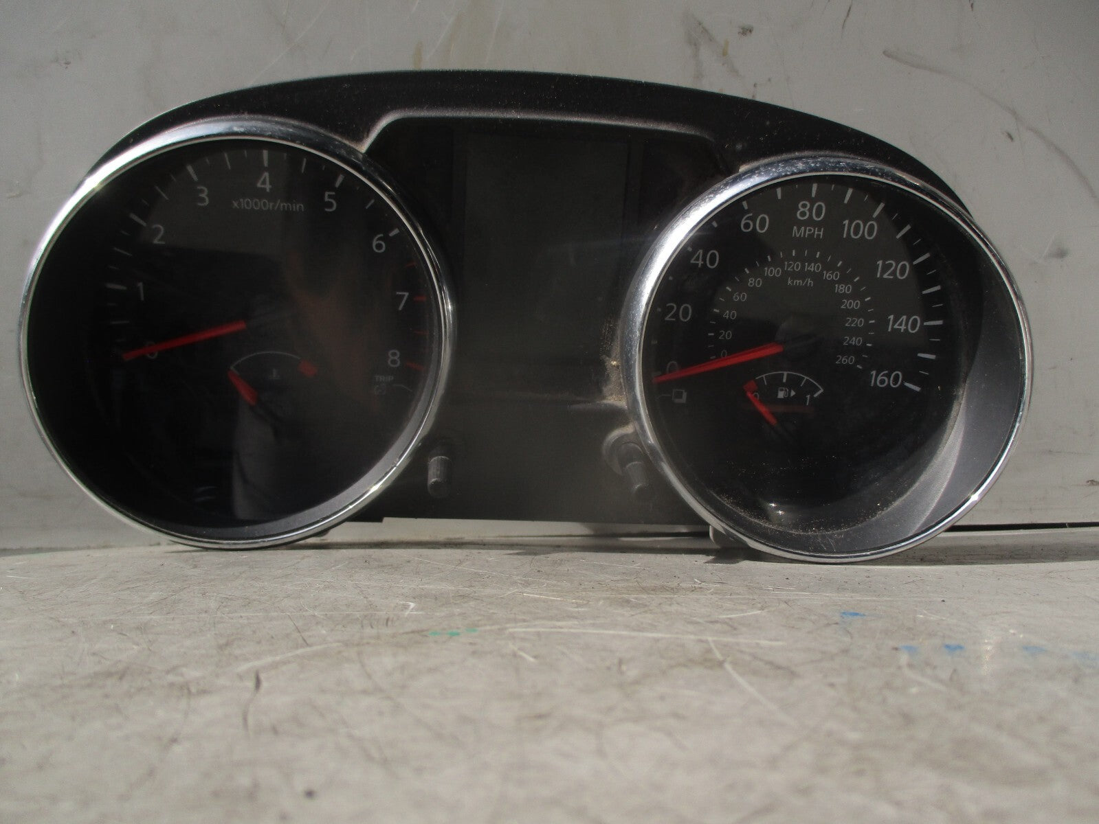 2012 NISSAN QASHQAI J10 SPEEDO SPEEDOMETER INSTRUMENT CLUSTER 24810BR50D