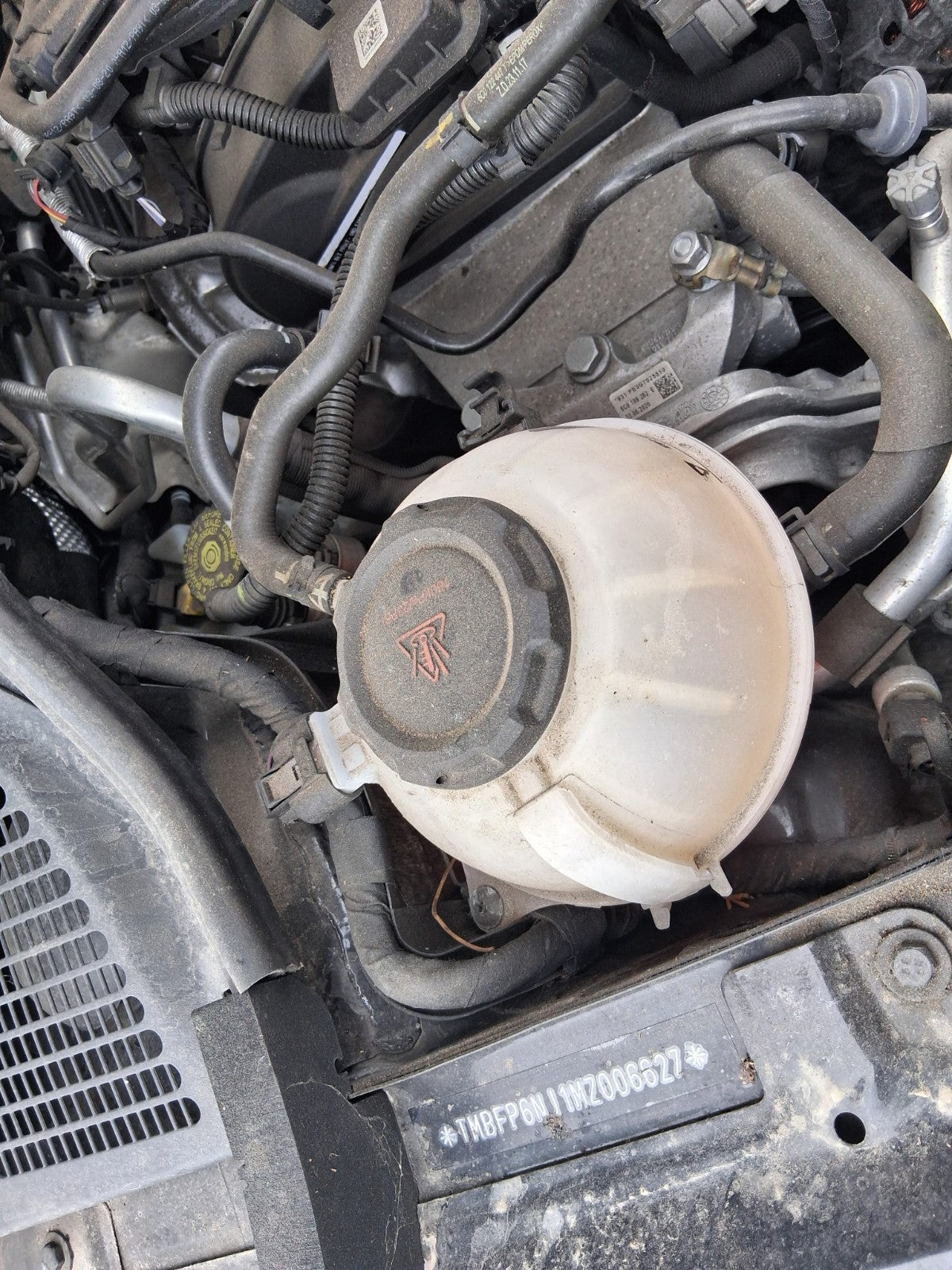 2020 SKODA FABIA MK3 NJ 1.0 PETROL COOLANT WATER EXPANSION OVERFLOW TANK
