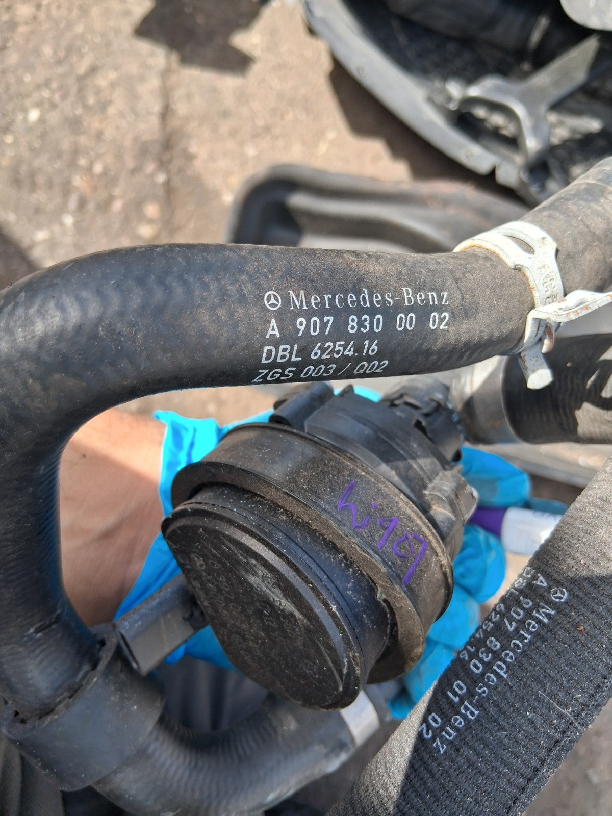2020 MERCEDES SPRINTER W907 2.0 DIESEL AUXILIARY WATER PUMP A0005006300