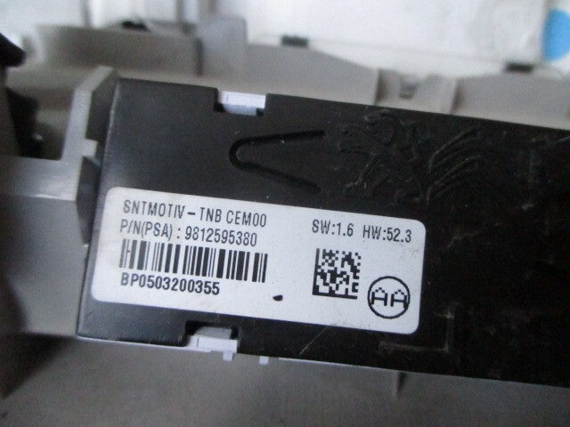2020 CITROEN C5 AIRCROSS INTERIOR ROOF READING LIGHT 9812595380