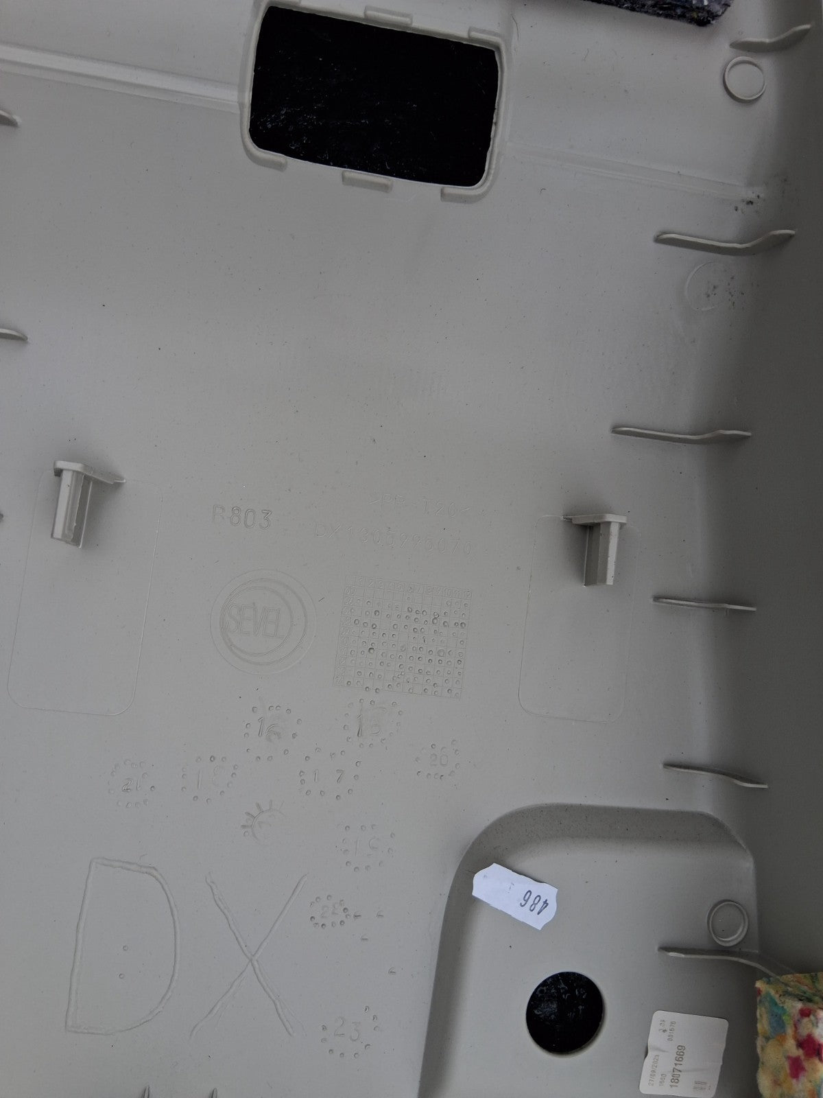 2024 FIAT DUCATO MK3 OSF DRIVER SIDE FRONT B PILLAR TRIM PANEL 1305995070