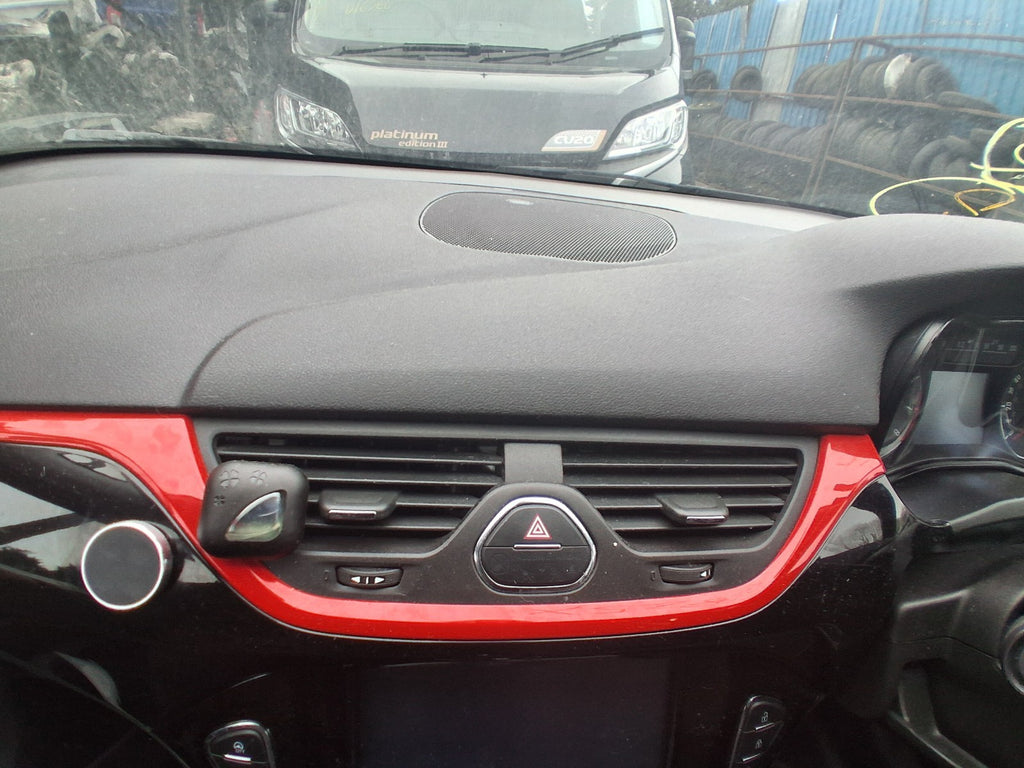 2019 VAUXHALL CORSA E NS PASSENGER SIDE VENT WITH DASH TRIM RED BLACK