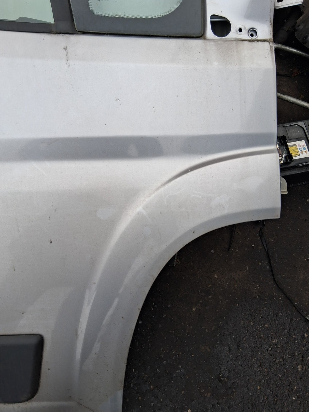2021 PEUGEOT BOXER MK3 OSF DRIVER SIDE FRONT RIGHT BARE DOOR GREY