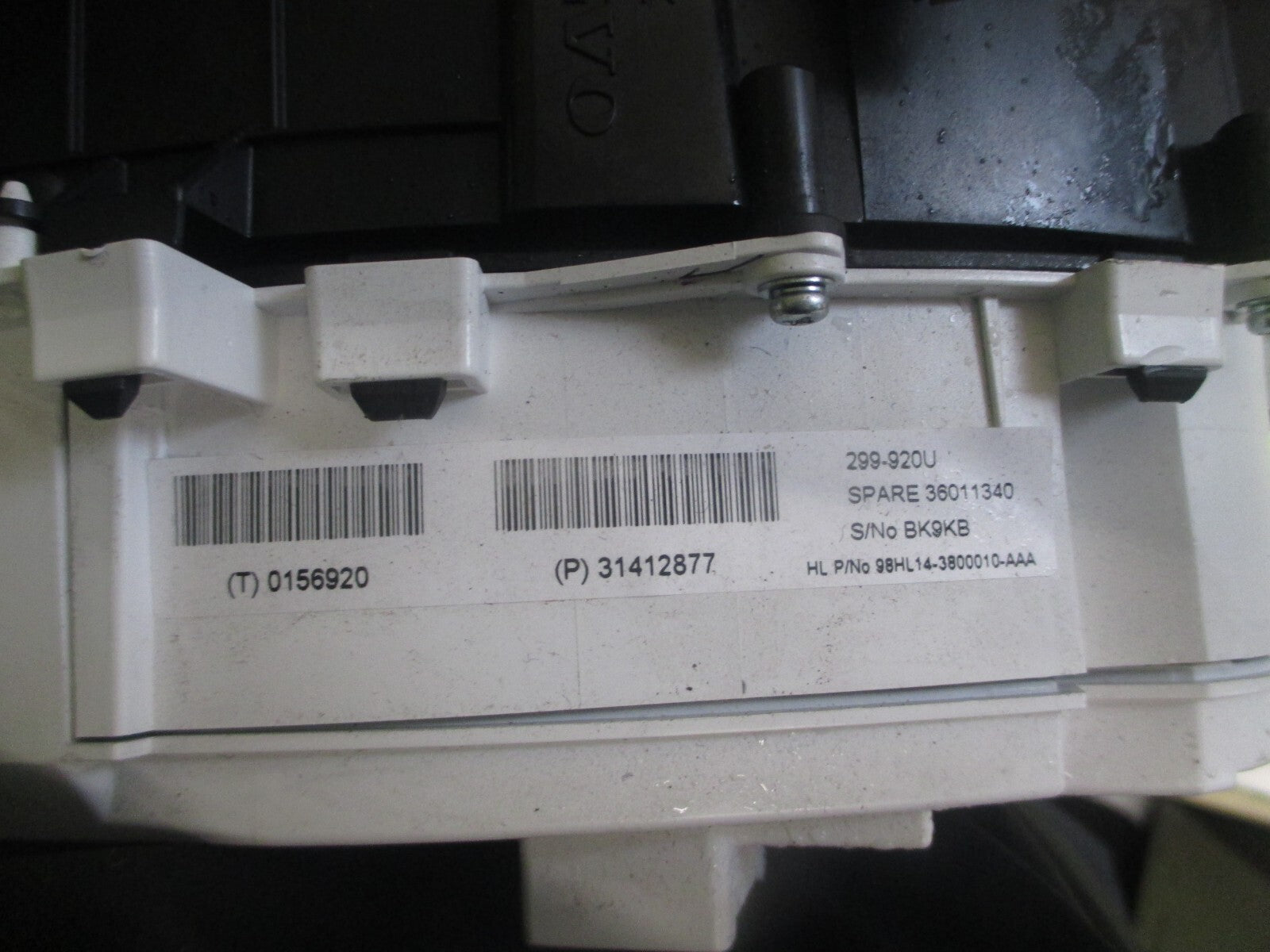 VOLVO V40 2014 1.6 DIESEL SPEEDO SPEEDOMETER INSTRUMENT CLUSTER 31412877