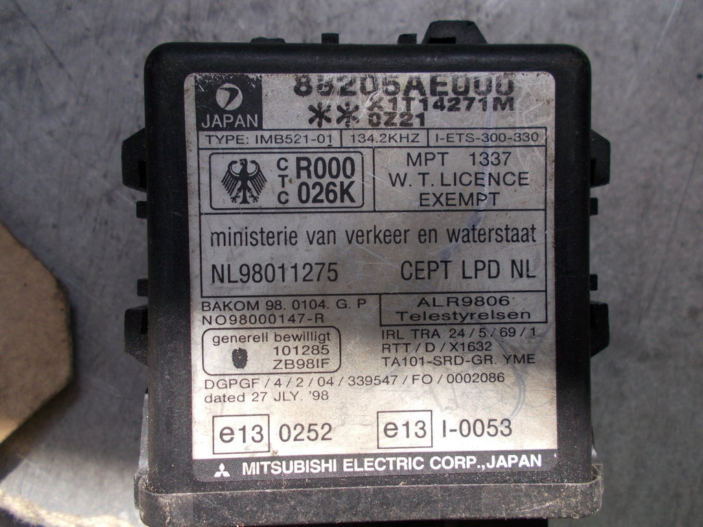 2002 SUBARU IMPREZZA 2.0T KEYLESS ENTRY MODULE 88205AE000