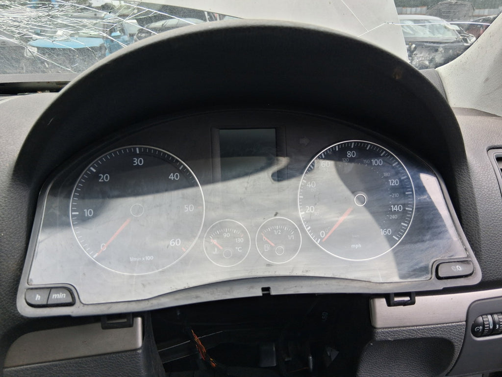 2007 VW VOLKSWAGEN GOLF MK5 1.9 DIESEL SPEEDO SPEEDOMETER INSTRUMENT CLUSTER