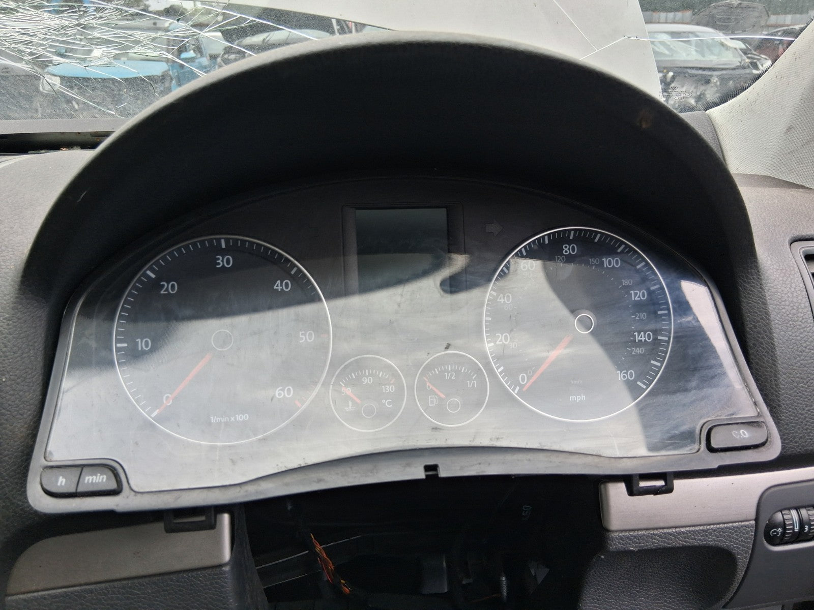 2007 VW VOLKSWAGEN GOLF MK5 1.9 DIESEL SPEEDO SPEEDOMETER INSTRUMENT CLUSTER