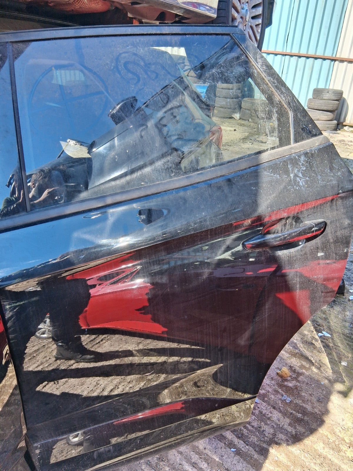 2024 VAUXHALL GRANDLAND MK1 FACELIFT NSR PASSENGER SIDE REAR BARE DOOR BLACK