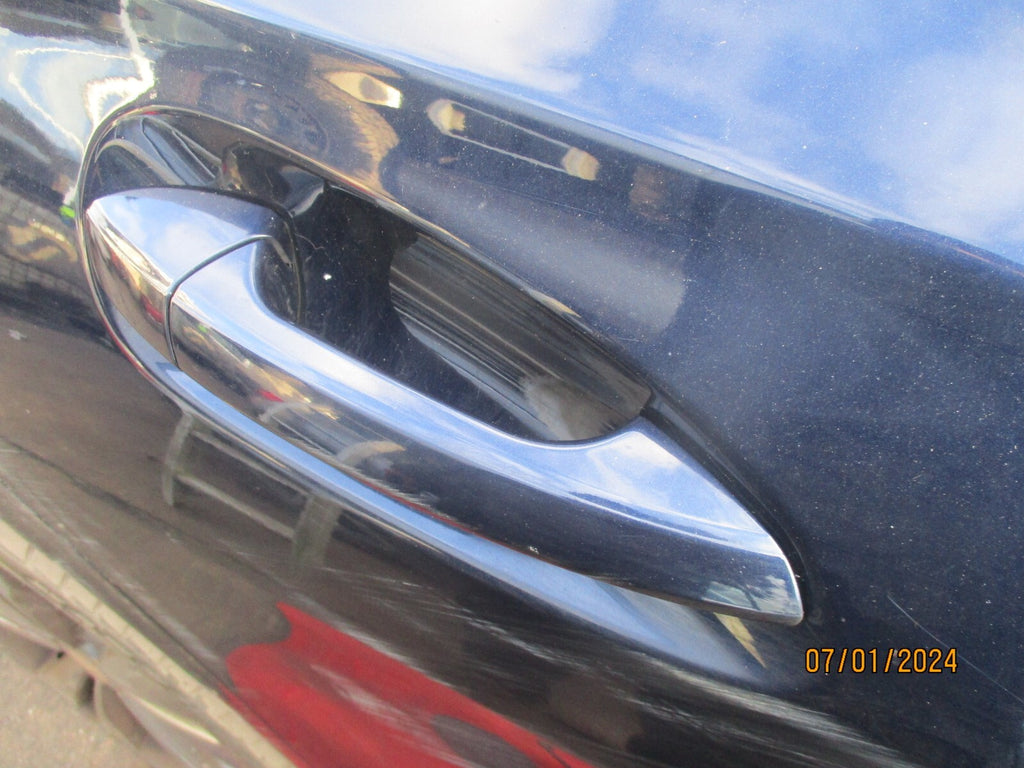 MERCEDES BENZ CLA 2016 C117 OSR DRIVER SIDE REAR EXTERIOR DOOR HANDLE LUNAR BLUE