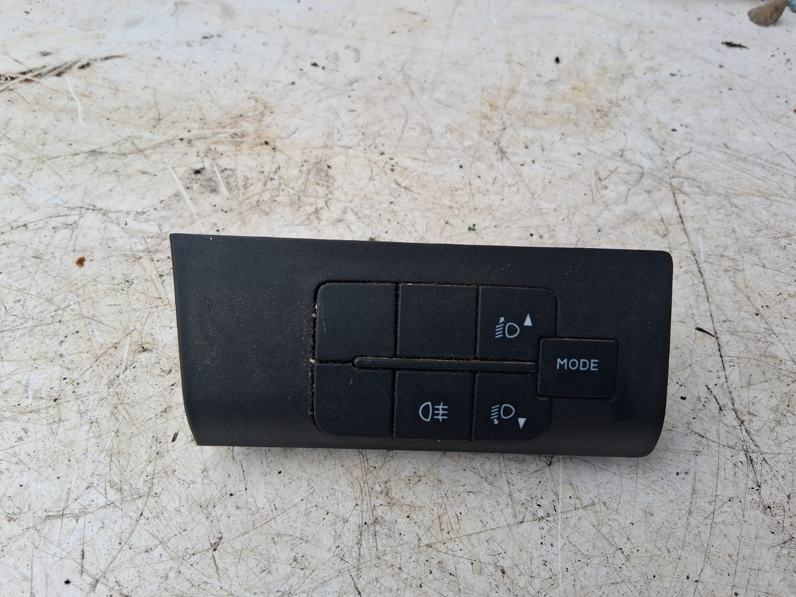 2016 PEUGEOT BOXER MK3 HEADLIGHT ADJUSTER CONTROL SWITCH PANEL 07355860750