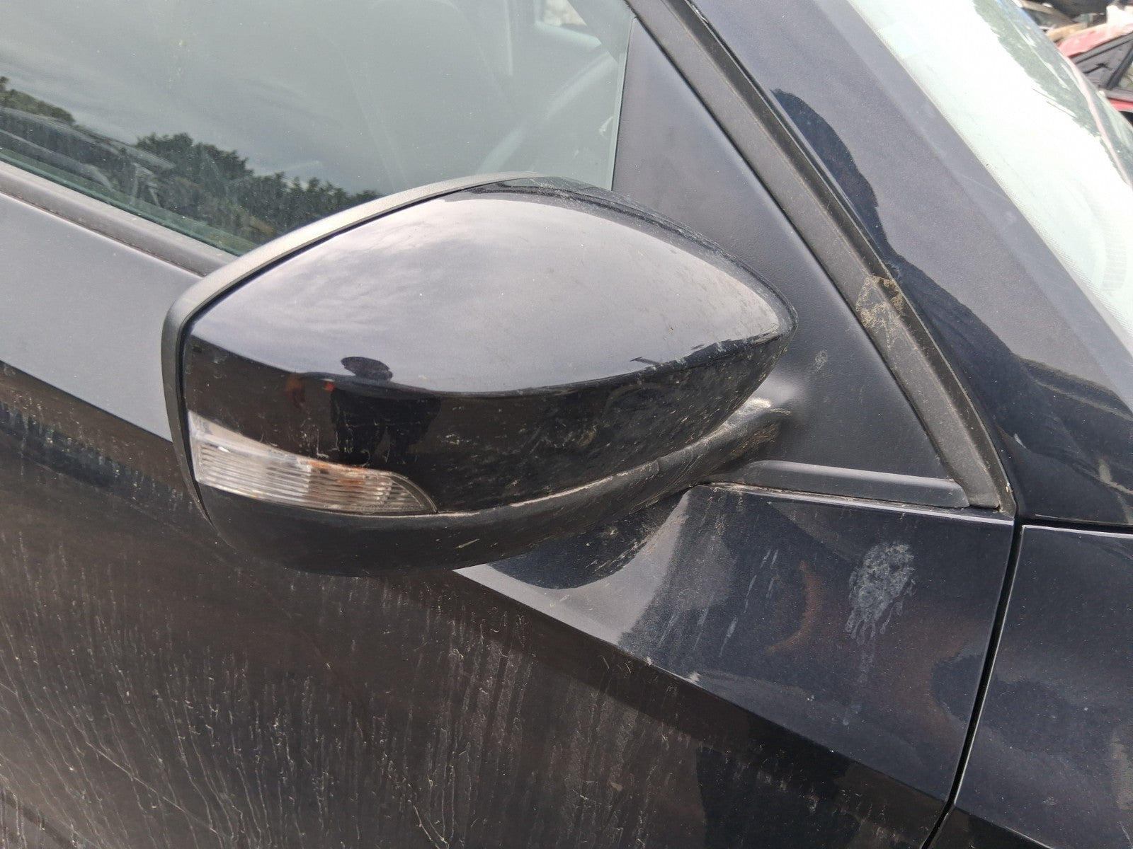 2020 SKODA FABIA MK3 NJ HATCHBACK OSF DRIVER SIDE FRONT RIGHT WING MIRROR BLACK
