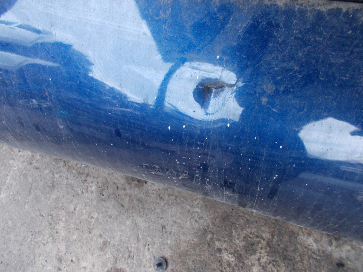 2006 PEUGEOT 207 HATCHBACK REAR BACK PLASTIC BUMPER BLUE