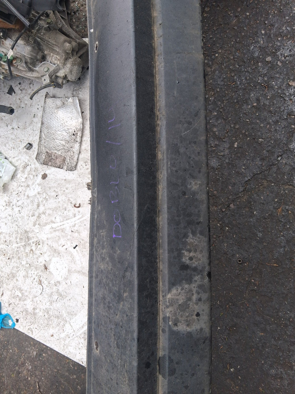 2013 FIAT DOBLO MK2 COMPLETE REAR BUMPER BLACK
