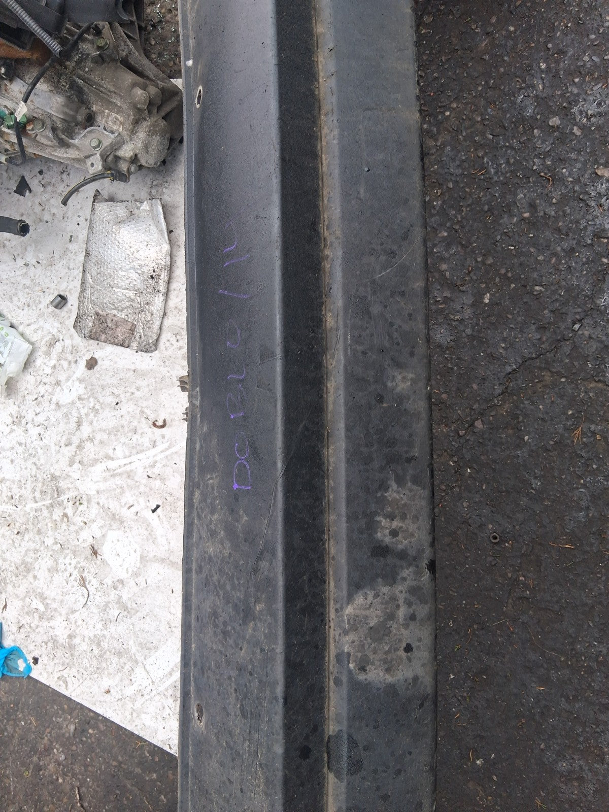 2013 FIAT DOBLO MK2 COMPLETE REAR BUMPER BLACK