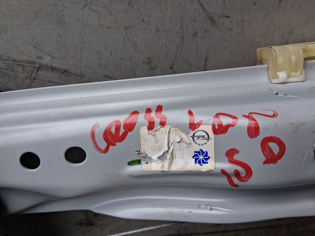 VAUXHALL CROSSLAND X 2018 NSR PASSENGER SIDE WINDOW MOTOR & REGULATOR 39187590