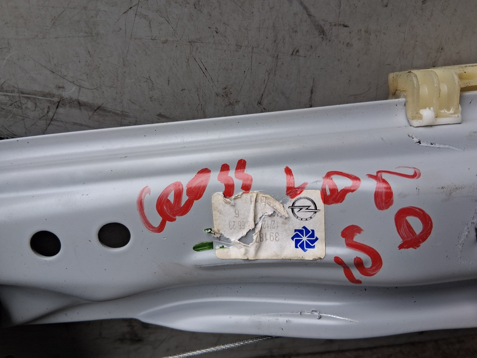 VAUXHALL CROSSLAND X 2018 NSR PASSENGER SIDE WINDOW MOTOR & REGULATOR 39187590