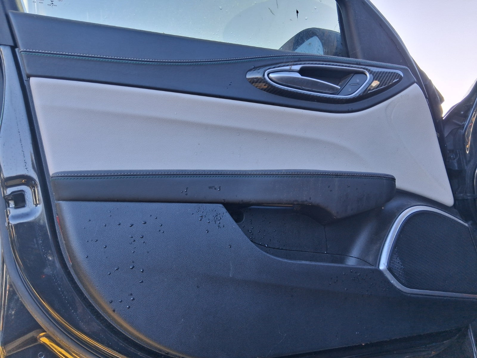 2018 ALFA ROMEO GIULIA 952 QUADRIFOGLIO NSF PASSENGER SIDE DOOR CARD PANEL