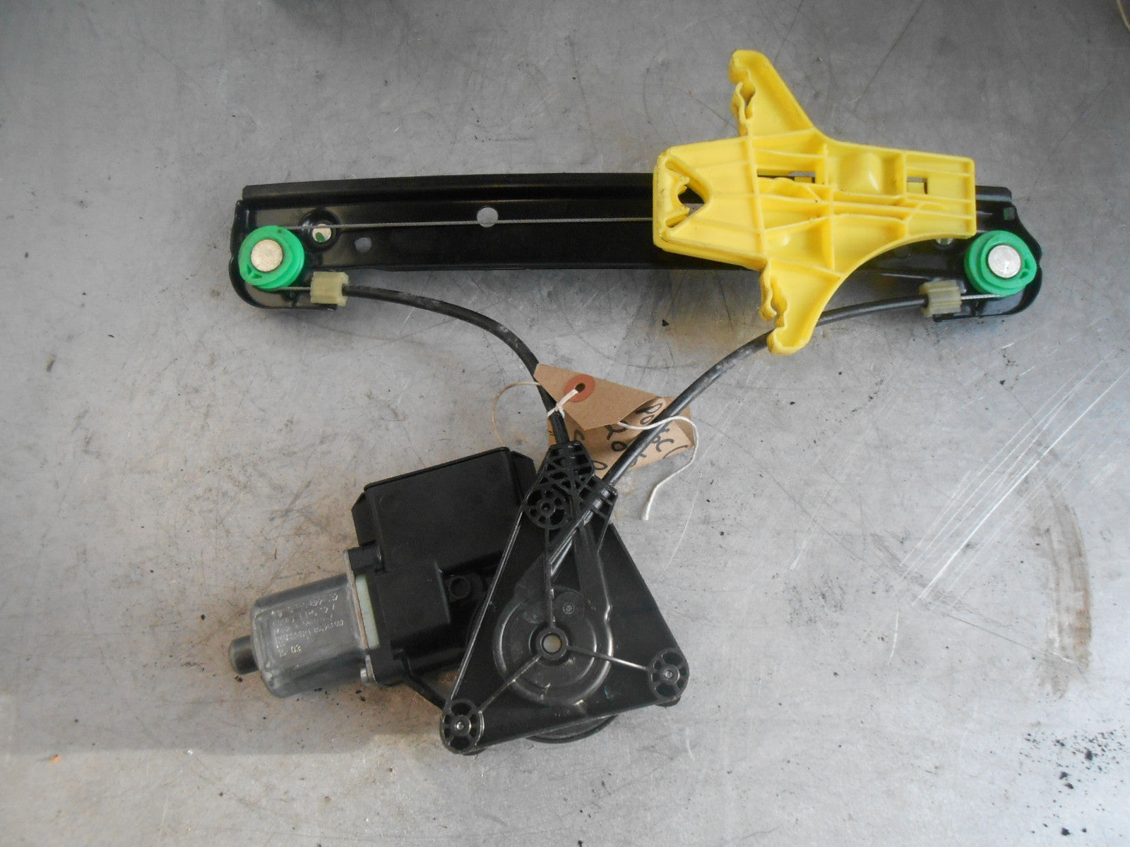 VW VOLKSWAGEN POLO 6C (MK5) 5 DOOR OSR DRIVER REAR WINDOW REGULATOR & MOTOR